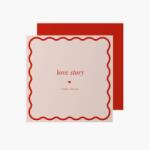 Empikfoto. ro Felicitare personalizată Love Story Pink, 14x14 cm - 107437