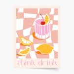 Empikfoto. ro Poster, Think Drink, 40x60 - 83282