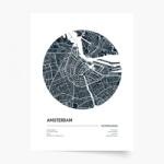 Empikfoto. ro Poster, Maps: Amsterdam, 60x80 - 83054