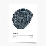 Empikfoto. ro Poster, Maps: Lisbon, 40x60 - 83046