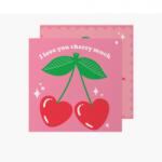 Empikfoto. ro Felicitare personalizată I love you cherry much, 14x14 cm - 107423