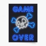 Empikfoto. ro Poster, Gaming: Game over Skull, 40x60 - 82783