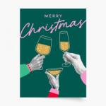 Empikfoto. ro Poster, Crăciun: Merry Christmas Champagne, 70x100 - 102851