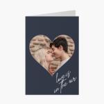 Empikfoto. ro Felicitare personalizată Valentine albastru, 10x15 cm - 107411