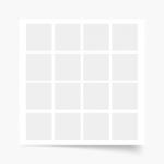 Empikfoto. ro Poster, Posterul tău, 16 elemente, 60x60 - 110805