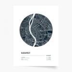 Empikfoto. ro Poster, Maps: Budapest, 60x80 - 82713