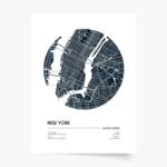 Empikfoto. ro Poster, Maps: New York, 60x80 - 82731