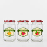 gigastore Egyedi gyümölcslekvár címke házi lekvárokhoz : Gyümölcs - Eper