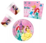  Disney Hercegnők party szett 36 db-os 20 cm-es tányérral (PNN00039)