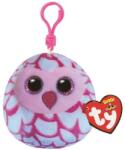Ty Squishy Beanies plüss figura PINKY, Clip 8, 5 cm - bagoly (TY 39563)
