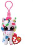  BOOS plüss figura HARMONIE Clip 8, 5 cm pöttyös unikornis (TY 35211)