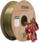 eSUN PLA Silk Mystic 3D nyomtató filament 1.75 mm, 1 kg Arany/Zöld/Fekete (ESUN-PLA-SILK-MYSTIC-ARANY-PIROS-ZOLD)
