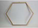  Natúr fa - Keret hatszög 32cm