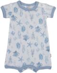 JOHA Summersuit lână merinos de vară Joha - Aqua Flora Blue