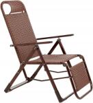 Outsunny Rattan napozóágy Összecsukható szék Kerti Házhoz Erkély Strapabíró (84B-043BN)