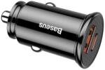 Baseus Încărcător auto BASEUS Circular Plastic PPS 30W Negru CCALL-YS01 (CCALL-YS01)