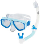 Speedo adventure mask + snorkel set alb/albastru