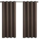  Sötétítő függöny velúr barna 225 x 140 cm 2 db (B087BM4QRP)
