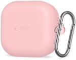 Tech-Protect Силиконов калъф за слушалки Samsung Galaxy Buds 4 / 4 Pro от Tech-Protect Silicone Hook - Dusty Pink (5906302392896)