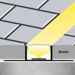 ARTPRO Profil banda led gresie-rigips incastrat tavan-perete, 2 metri (LP317)