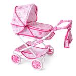 New Baby Carucior pentru păpuși 2 în 1 New Baby Monika Flowers