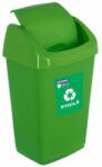 Heinner Cos Gunoi Capac Batant, Reciclare Eco 35 L, Verde, Heinner (hr-al-35v) Cos de gunoi