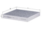 MAHLE Filtru habitaclu cu carbon activ MAHLE LAK436 (LAK436)