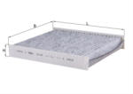 MAHLE Filtru habitaclu cu carbon activ MAHLE LAK220 (LAK220)