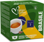 Italian Coffee Brasile - 100% Arabica, 16 × 7 g - Dolce Gusto kompatibilis kapszula (DGIC_BRASILE)