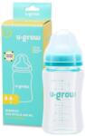 U-GROW Biberon de sticla180 ml+2 tetine, U-Grow (UG0-05BS180) - generaltech