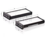 Mann Filter Set Filtre Habitaclu Mann-Filter CU23000-2 (CU23000-2)