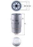 MAHLE Filtru combustibil MAHLE KC182 (KC182)