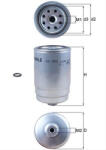 MAHLE Filtru combustibil MAHLE KC605D (KC605D)