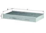 MAHLE Filtru habitaclu KNECHT cu carbon activ LAK232 (LAK232)