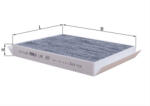 MAHLE Filtru habitaclu cu carbon activ MAHLE LAK189 (LAK189)