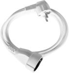 Bachmann Cordon Fisa+Priza H05VV-F 3G1.5, 2m alb (BM-341.284) - generaltech