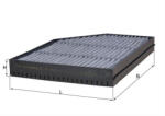 MAHLE Filtru habitaclu cu carbon activ MAHLE LAK863 (LAK863)