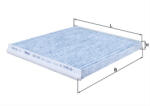 MAHLE Filtru habitaclu cu carbon activ MAHLE LAK109 (LAK109)
