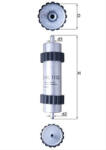 MAHLE Filtru combustibil MAHLE KL1102 (KL1102)