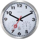 NeXtime Ceas cu termometru și higrometru Clematis cifre arabe (4307AR)