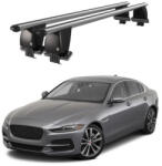  Bare transversale plafon Jaguar XE 2015+ din aluminiu, argintiu/negru (170526-38)