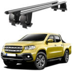  Bare transversale aluminiu pentru Mercedes-Benz X-Class 470 2018-, plafon neted (180126-21)