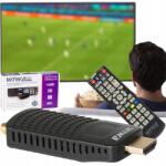 WIWA Dekóder Tuner Földfelszíni Tv-hez DVB-T2 H. 265 Full Hd Mini Stick Távirányító Szett (H.265 MINI)