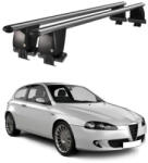  Bare transversale aluminiu pentru Alfa Romeo 147 2000-2010, plafon neted (160526-14)