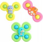 Vicloon Szenzoros játék Vicloon spinner tapadókoronggal 3 db gyerekeknek (Vicloon-3PK)