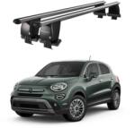  Bare transversale aluminiu pentru Fiat 500X 2015+ plafon neted, antifurt (160526-56)