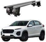  Bare transversale portbagaj aluminiu pentru Chery Tiggo 3X 2016+, plafon neted (160526-33)
