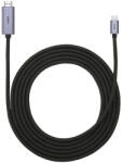 Baseus Cablu adaptor Baseus High Definition Series USB tip C - HDMI 2.0 4K 60Hz 3m negru (WKGQ010201)