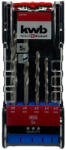 kwb Set de 5 burghie KWB pentru metal , burghie HSS 3, 4, 5, 6, 8 mm (109120) Burghiu