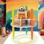 CubicFun - Puzzle 3D robot desenator 13 piese (CUDS1119h) - carlatoys